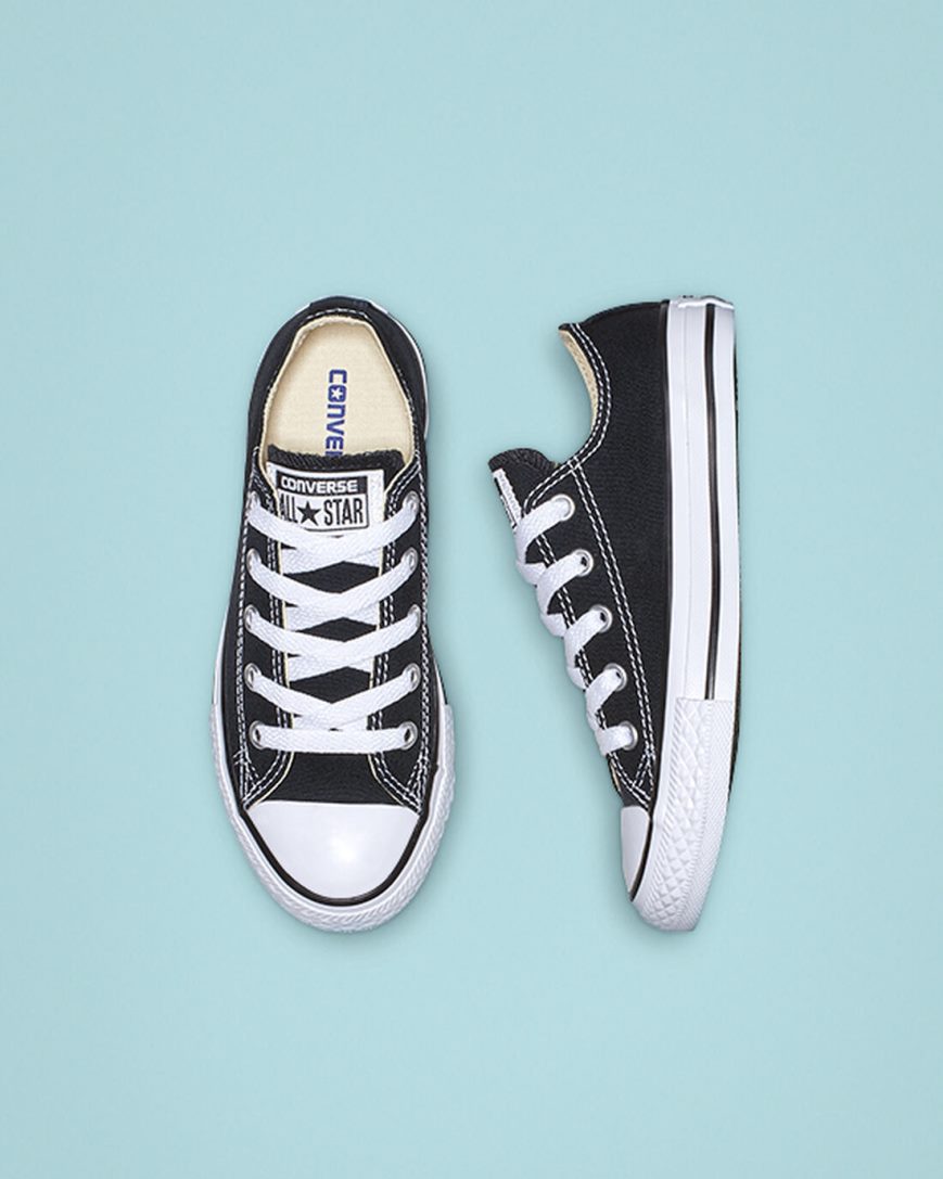 Zapatillas Bajas Converse Chuck Taylor All Star Classic Niña Negras | PE E8L47P